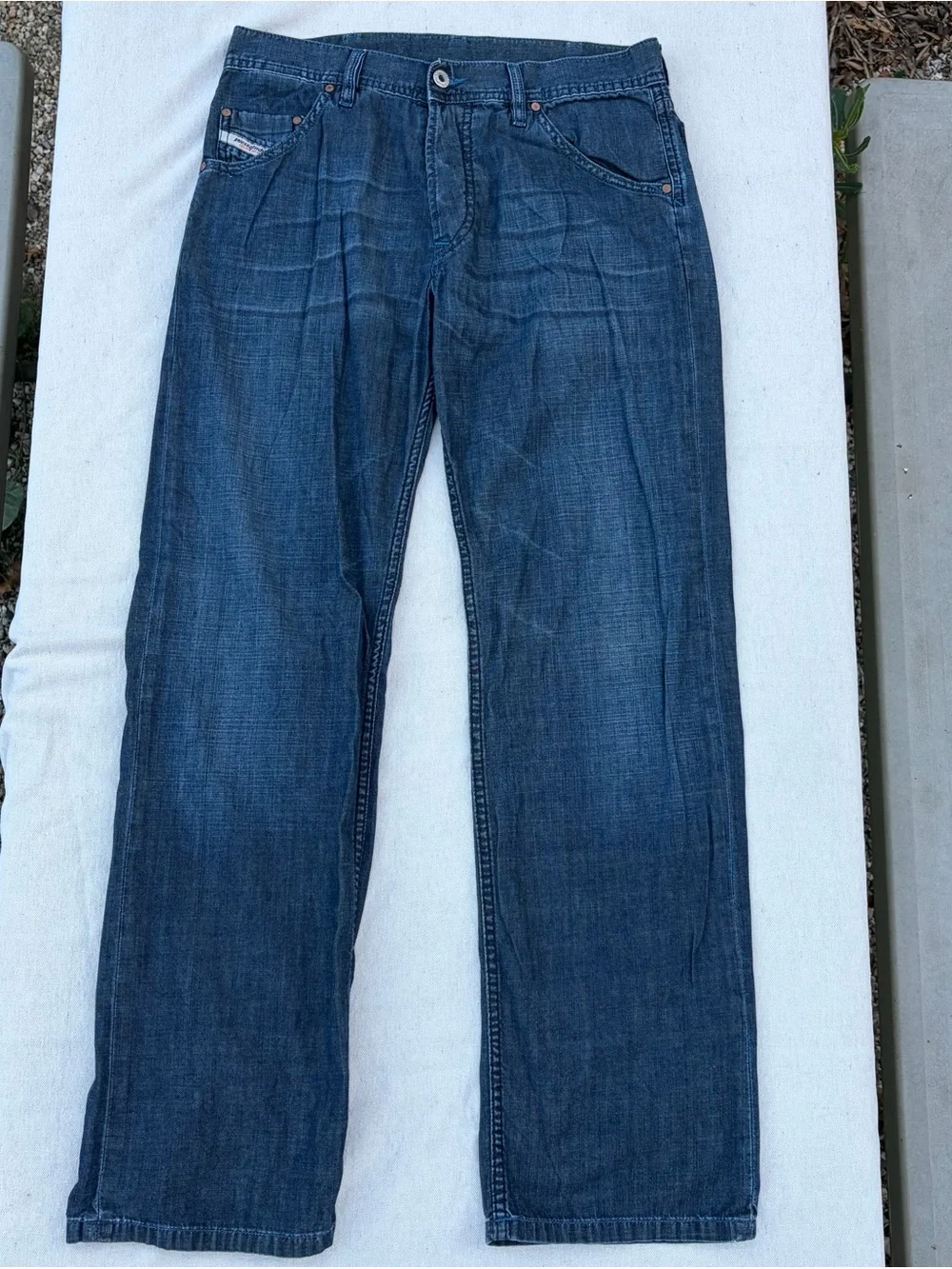Diesel Dark Blue Jeans, Size 30 Y2K Streetwear Grunge